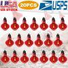 20 Pack Chicken Waterer Automatic Poultry Waterer Chicken Drinker Cups w/Mounting Joint  for Chicken Poultry
