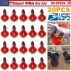 20 Pack Chicken Waterer Automatic Poultry Waterer Chicken Drinker Cups w/Mounting Joint  for Chicken Poultry