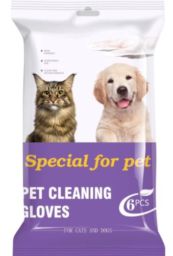 PET Cleaning  Deodorizing Bathing Wipes ForDogs And Cats, Nourish Fur Coconut OilGrooming Wipes For Dogs, Pet Cleaning GlovesWipes For Daily Care And