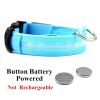 LED Glowing Dog Collar Rechargeable Luminous Collar Adjustable large Dog Night Light Collar Pet Safety Collar for Small Dogs Cat ,halloween pet collar